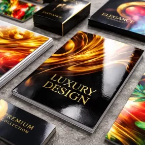 Läikest glamuurini: valatud kaetud paberi uurimine trükitud kujul